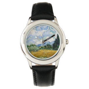 Wheat Field with Cypresses Watch