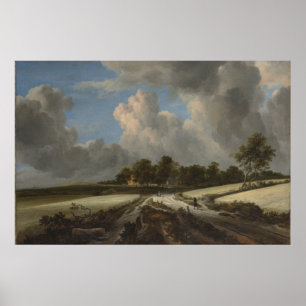  Wheat Fields by Jacob van Ruisdael Art Print