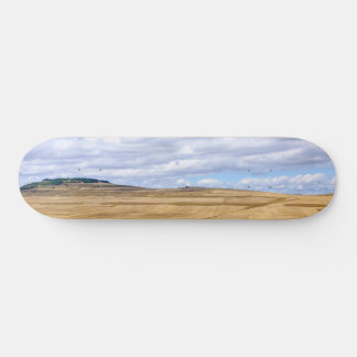 Wheat fields skateboard