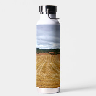 Wheat fields water bottle