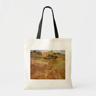 Wheat Fields with Auvers by Vincent van Gogh Tote Bag