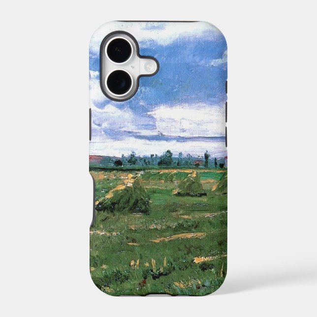 Wheat Fields with Stacks, Vincent van Gogh (Back)
