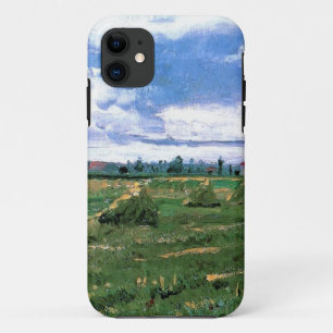 Wheat Fields with Stacks, Vincent van Gogh iPhone 11 Case