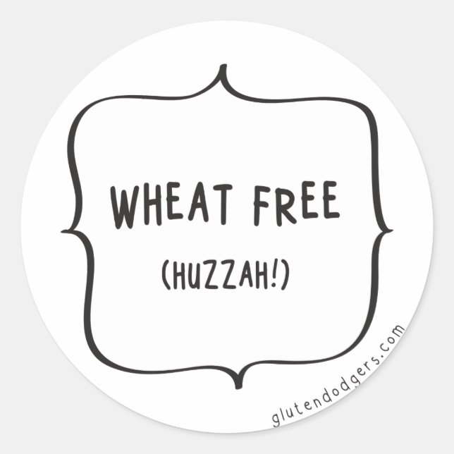 Wheat Free Stickers (Front)