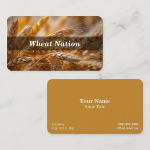Wheat / Grain / Cereal Farming Business Card
