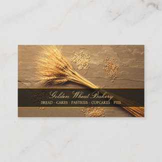 Wheat Grains Bakery Patisserie Food business card