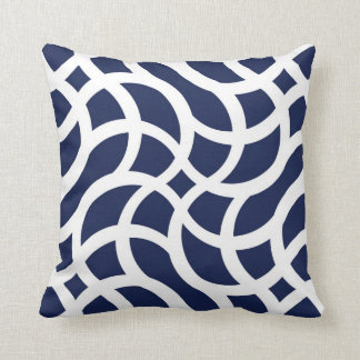 Wheat Knot - Navy Cushion