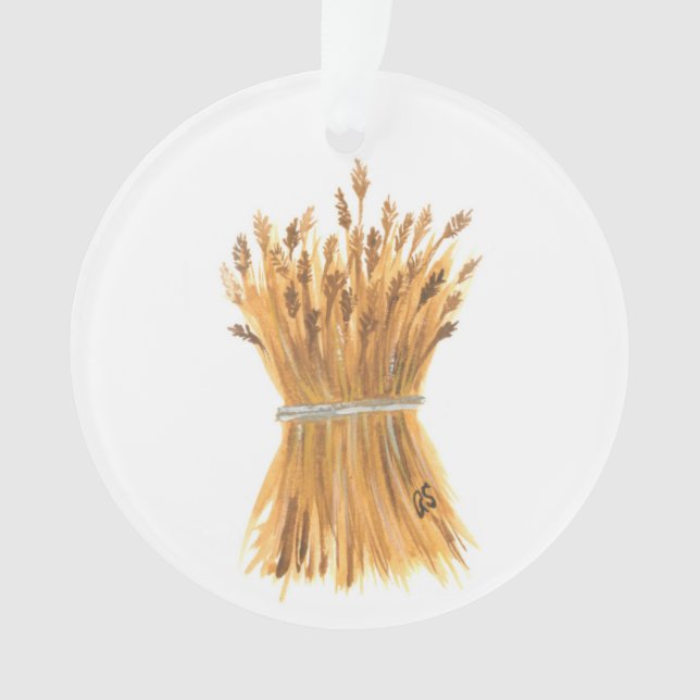 Wheat Ornament (Front)