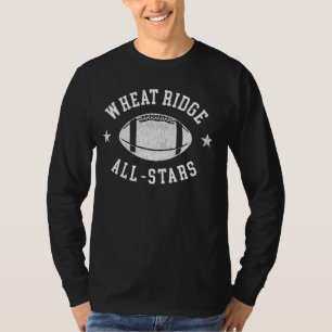 Wheat Ridge Vintage All-Stars Football Retro 80s T-Shirt