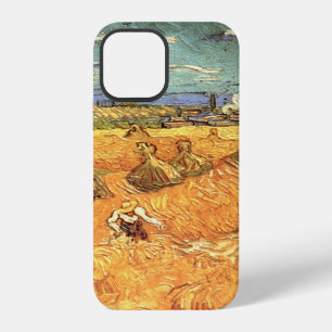 Wheat Stacks with Reaper by Vincent van Gogh iPhone 12 Case