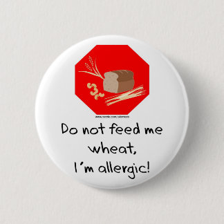Wheat Stop 6 Cm Round Badge