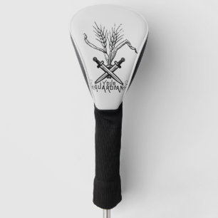 wheat, sword, and guardian logo golf head cover
