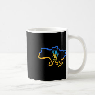 Wheat Ukraine Land Yellow Blue Flag Symbol Uni Aut Coffee Mug