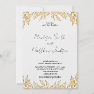 Wheat Wedding Invitations