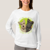 Wheaten & Black Scottish Terriers