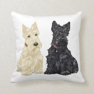 Scottie Dog Cushions - Scottie Dog Scatter Cushions Zazzle.co.uk