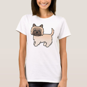 Wheaten Cairn Terrier Cartoon Dog T-Shirt