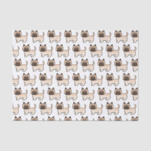 Wheaten Cairn Terrier Cute Cartoon Dog Pattern Tissue Paper
