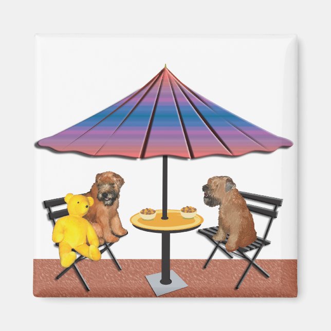 Wheaten Chat Magnet (Front)