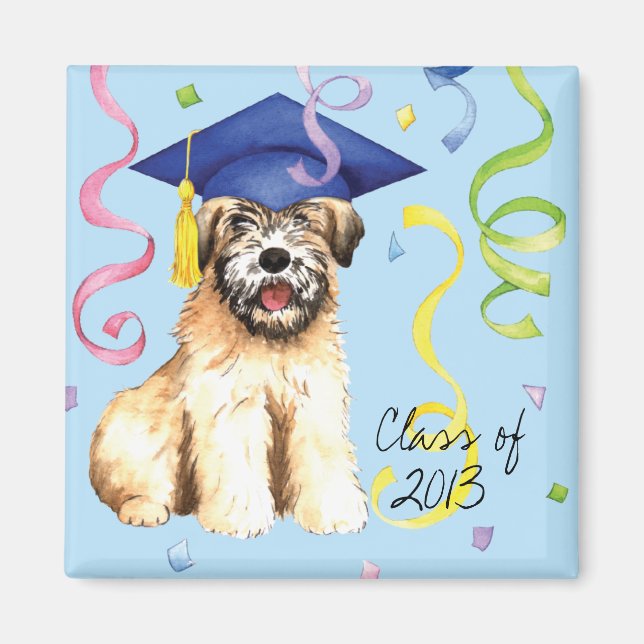 Wheaten Graduate Magnet (Front)