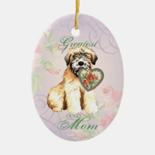 Wheaten Heart Mum Ceramic Ornament