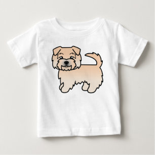 Wheaten Norfolk Terrier Cartoon Caricature Art Baby T-Shirt