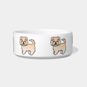 Wheaten Norfolk Terrier Cute Cartoon Dogs Bowl