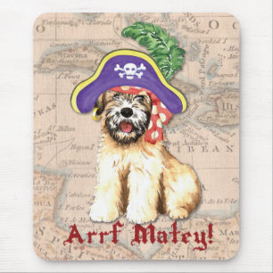 Wheaten Pirate Mouse Mat