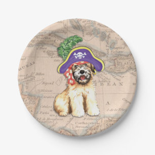 Wheaten Pirate Paper Plate