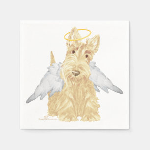 Wheaten Scottie Angel Napkin