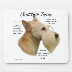 Wheaten Scottie History Mouse Mat