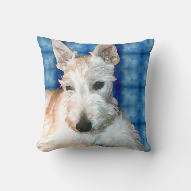 Wheaten Scottie Pillow (Front)
