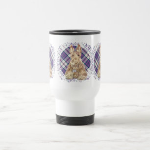 Wheaten Scottie Tartan Travel Mug