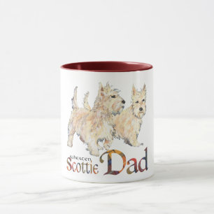 Wheaten Scotties Celebrate Father's Day Mug