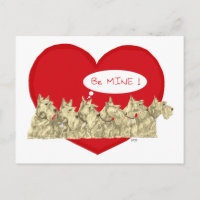 Wheaten Scotties Valentine