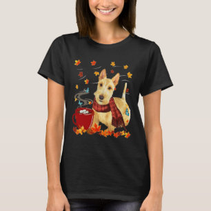 Wheaten Scottish Terrier - Fall - Chocolate - Hot T-Shirt