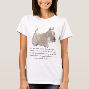 Wheaten Scottish Terrier - MALE Dog T-Shirt