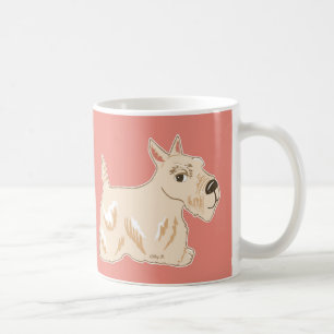Wheaten Scottish Terrier Warm Peach Mug