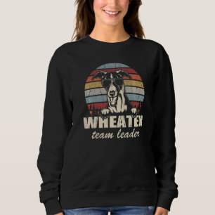 Wheaten Team Leader Cool Dog Sunglasses Vintage Re Sweatshirt