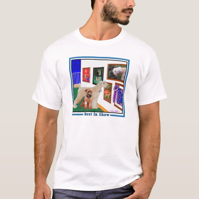Wheaten Terrier: Best In Show (BIS) T-Shirt (Front)