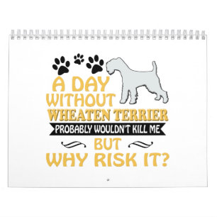 Wheaten Terrier Calendar 2019 2020 Gifts for Women