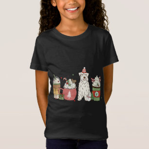 Wheaten Terrier Coffee Winter Christmas Dog Mum Ho T-Shirt