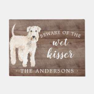 Wheaten Terrier Dog Personalised Door Mat
