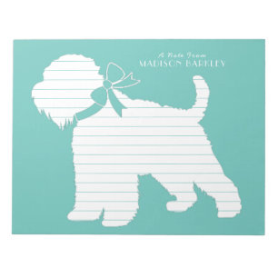 Wheaten Terrier Dog Puppy Notepad