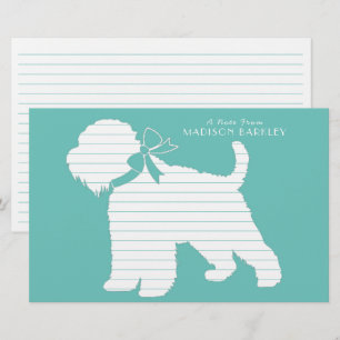 Wheaten Terrier Dog Puppy Stationery