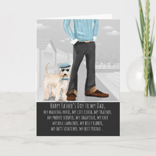 Wheaten Terrier from the Dog Father's Day Card