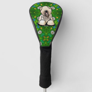 Wheaten Terrier Golf Head Cover