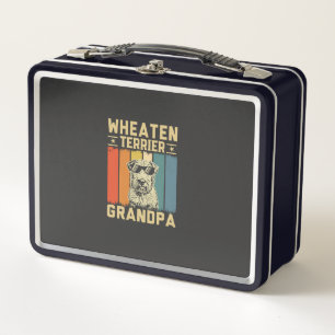 Wheaten Terrier Grandpa Metal Lunch Box