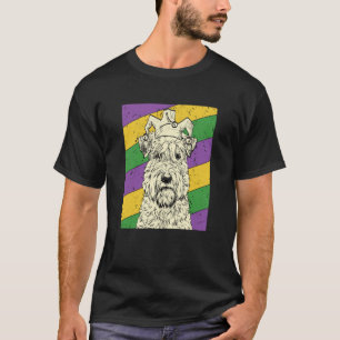 Wheaten Terrier Jester Mardi Gras Dog Mom or Dad T-Shirt