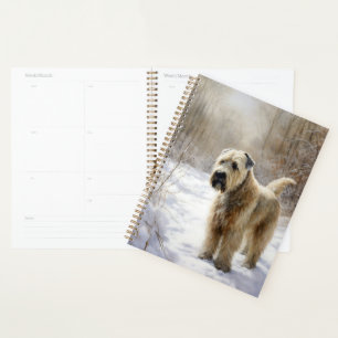Wheaten Terrier Let It Snow Christmas  Planner